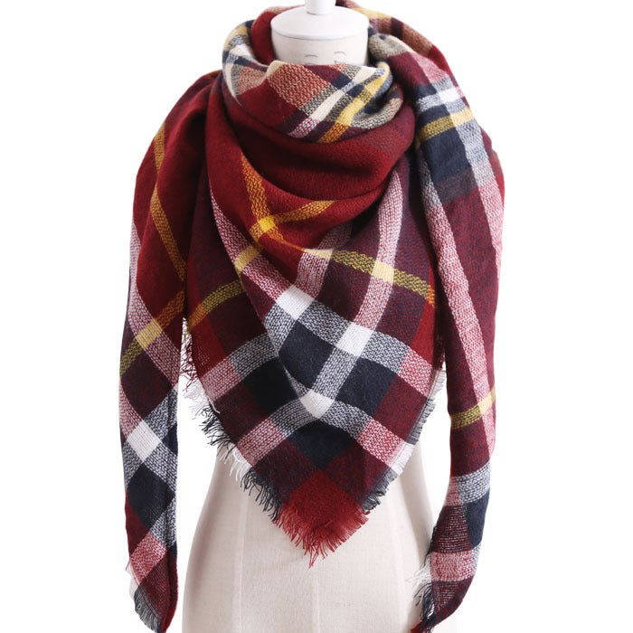 Triangle Cashmere Winter Scarf