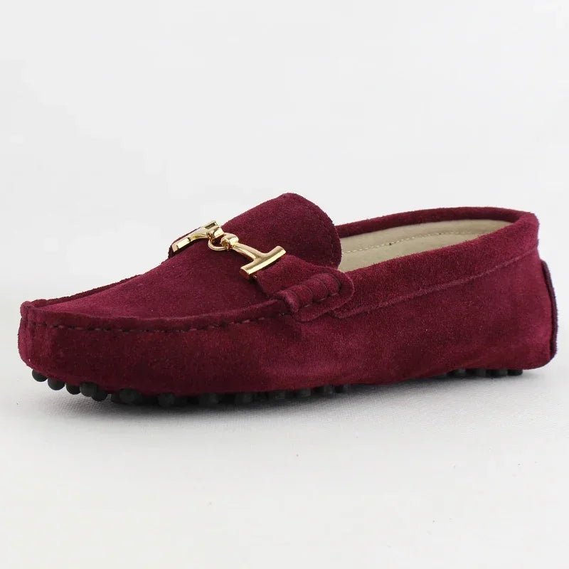 New Comfortable Shoes Women Moccasins Genuine Leather Flats Ladies Cow Suede Casual Shoes Soft Driving Shoes Sneakers Plus Size