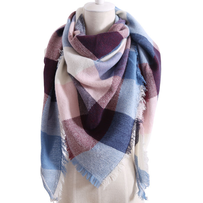 Triangle Cashmere Winter Scarf