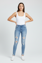Distressed Slim-fit Jeans