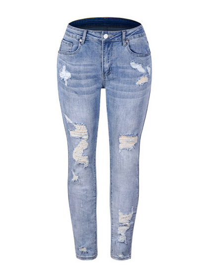 Distressed Slim-fit Jeans