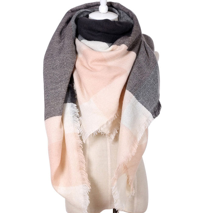 Triangle Cashmere Winter Scarf