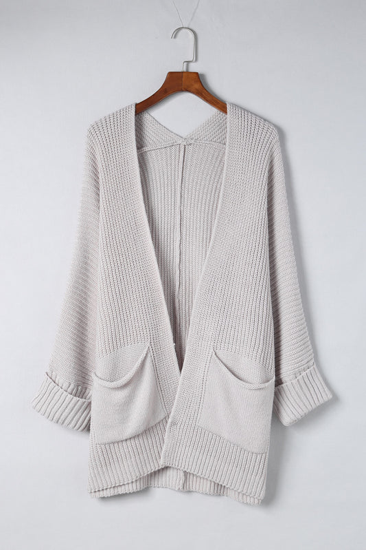 Oversized Cable Knit Cardigan