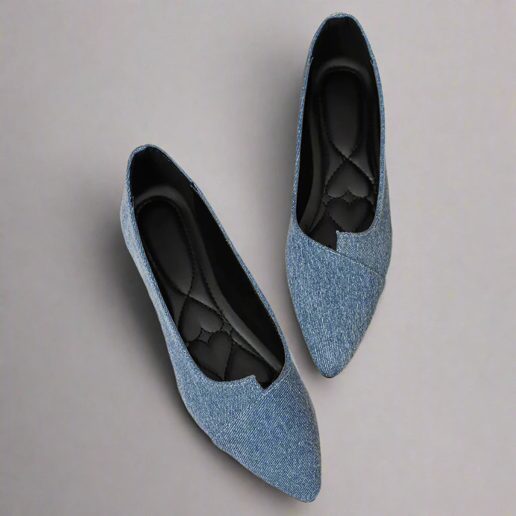 Denim Flat Shoes