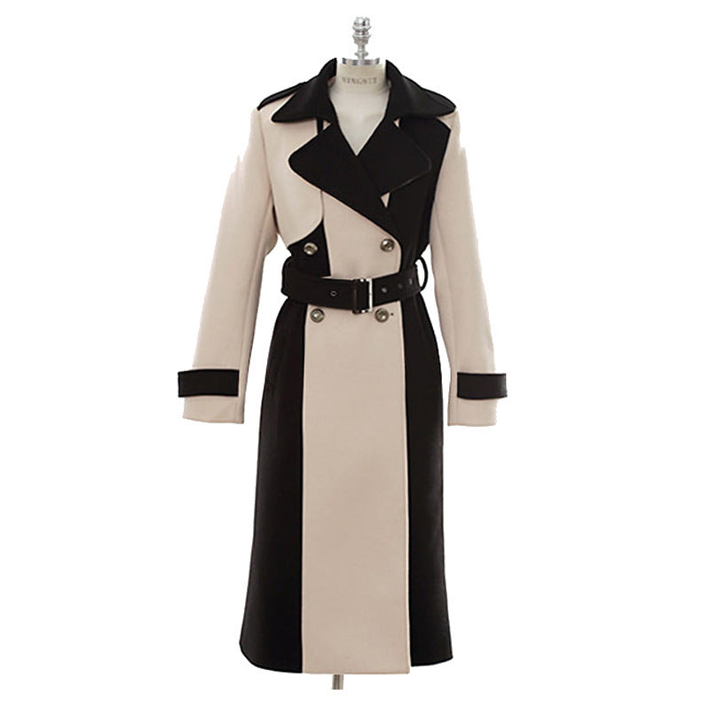 Women's Mid-length Woolen Coat