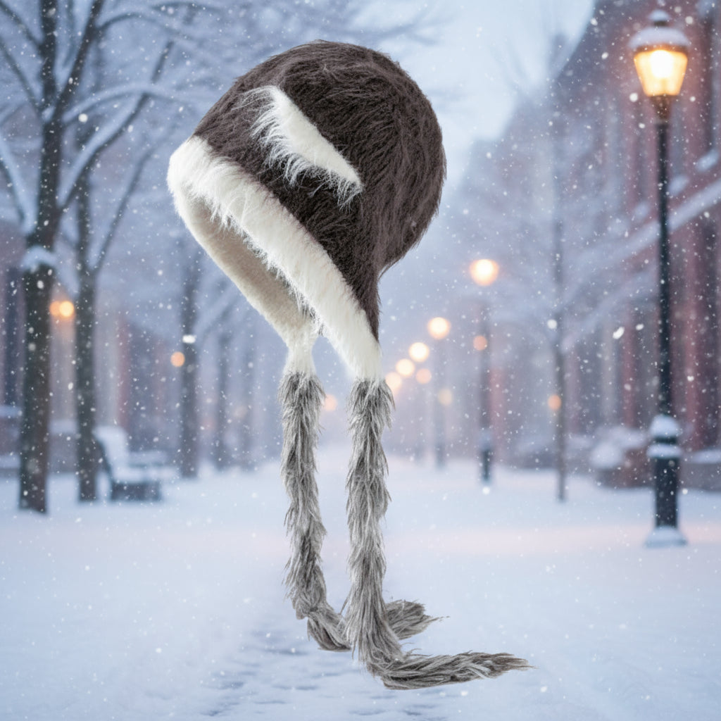 Cat Ears Mink Wool Ear-Protection Knitted Hat — Cozy Animal Ear Beanie