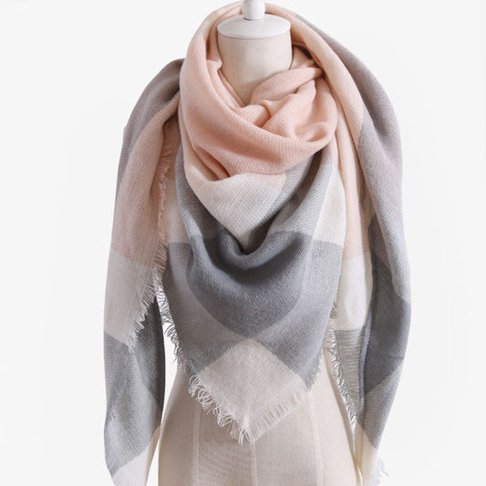 Triangle Cashmere Winter Scarf