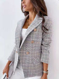 Professional Houndstooth Suit Jacket