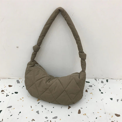 Down Cotton Dumpling Shoulder Bag