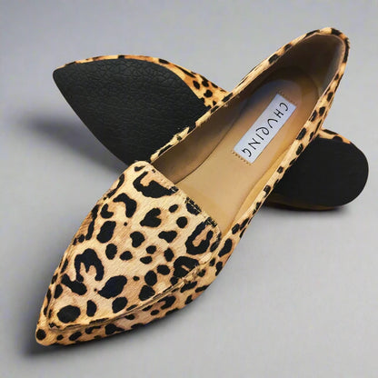 Leopard Flat Shoes