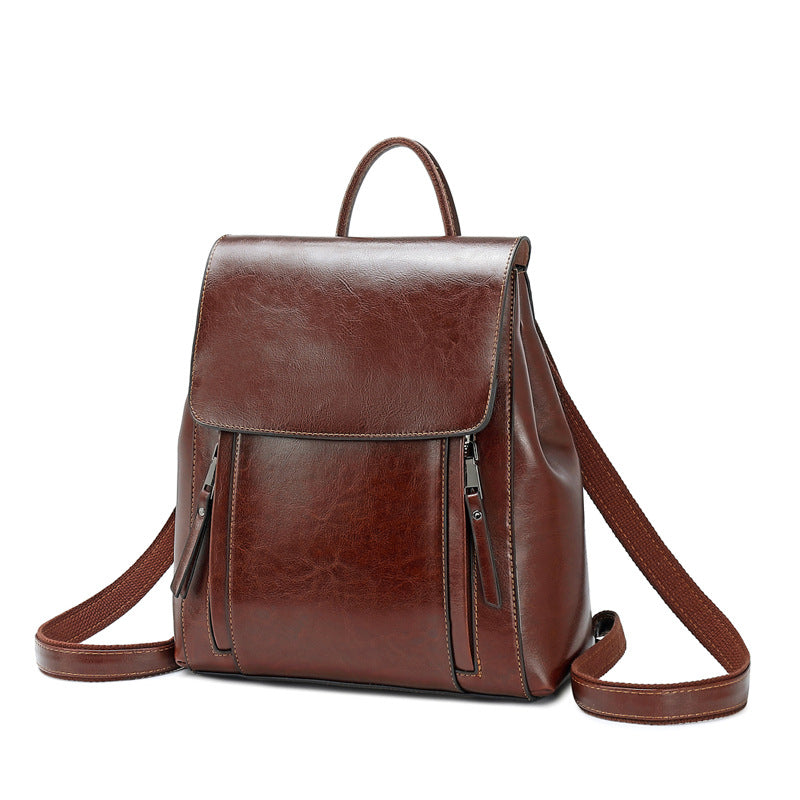 Genuine Leather Backpack