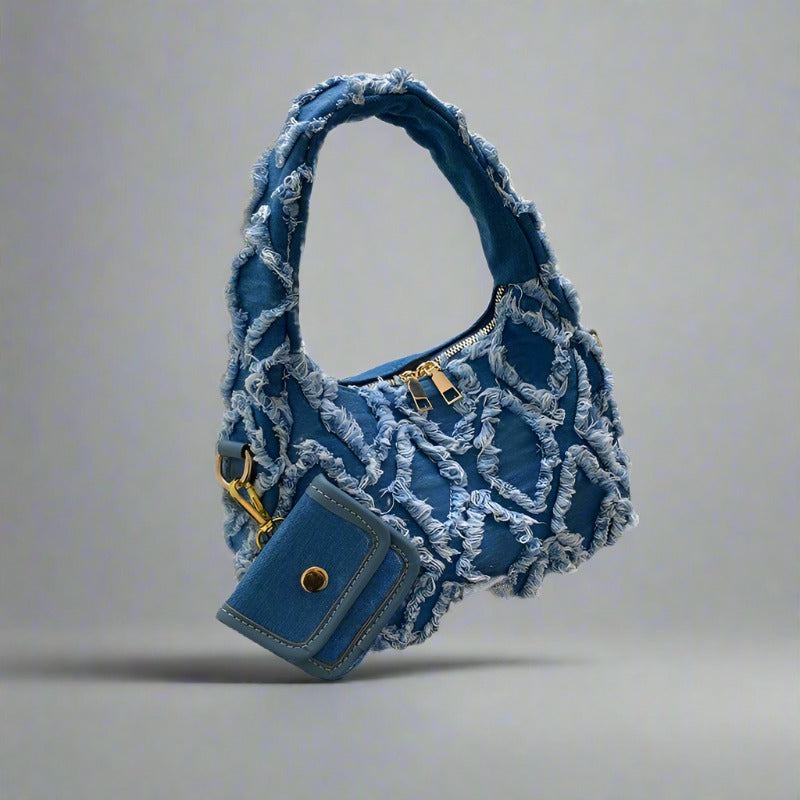 Niche Design Denim Handbag