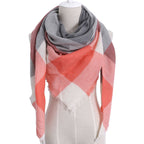 The Checkered Wrap | Triangle Scarf