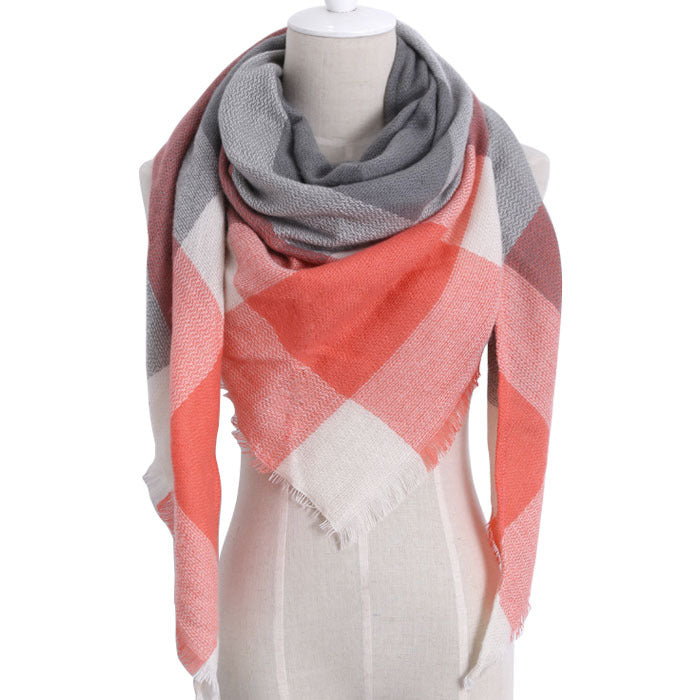 Triangle Cashmere Winter Scarf