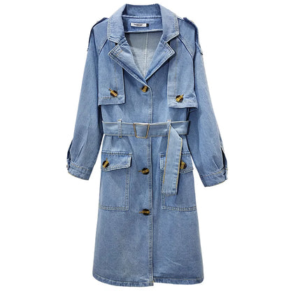 Denim Trench Coat