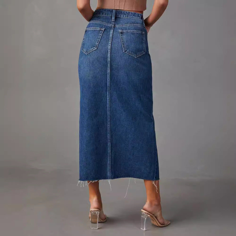 Slimming Denim Skirt