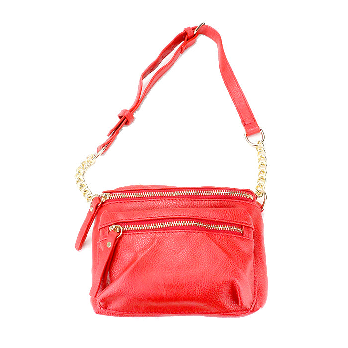 Faux Leather Crossbody / Fanny Pack / Belt Bag