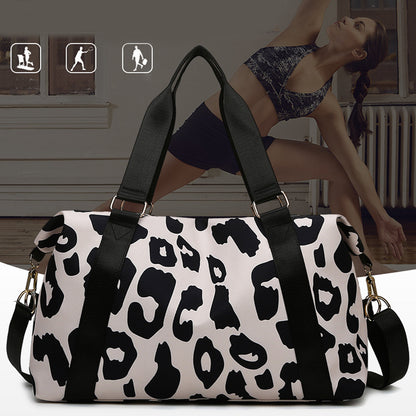 Animal Print Travel Duffel Bag