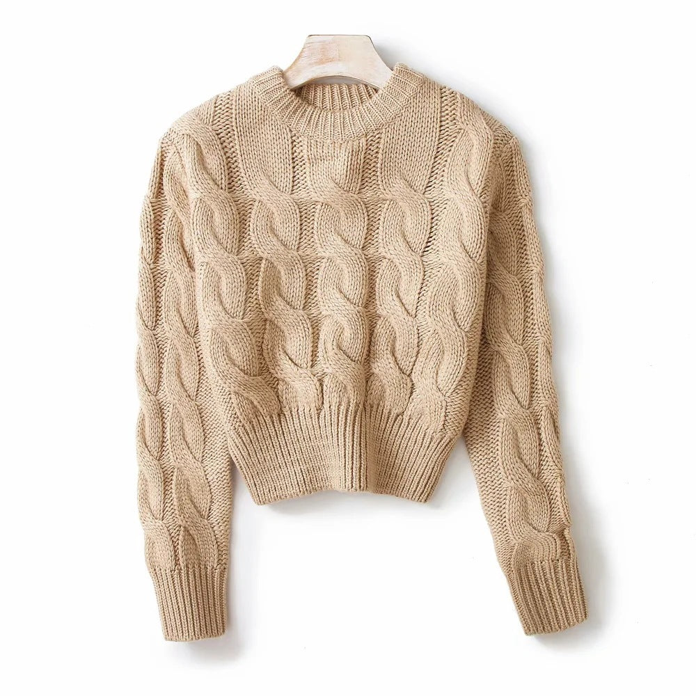 Long Sleeve Knit Pullover Sweater