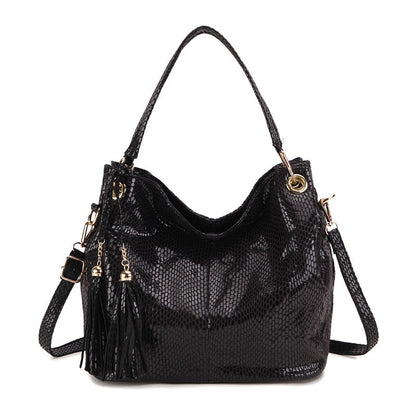 New Snake Pattern Shoulder Slung Women's Handbag