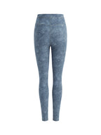 Faux Denim Zip-Fly Leggings