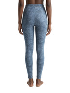 Faux Denim Zip-Fly Leggings