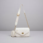 Chevron messenger Shoulder Bag