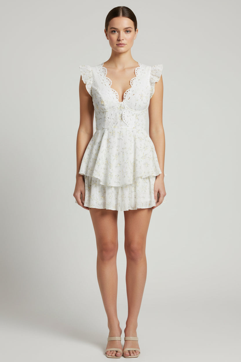 Lace Embroidered Dress