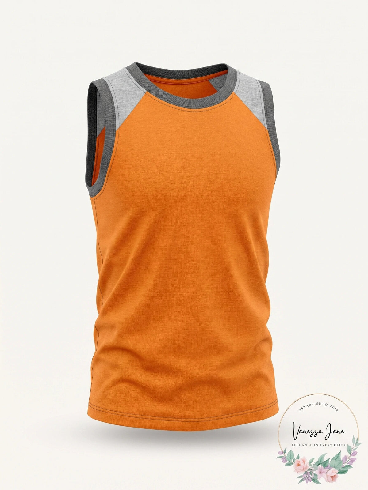 French Toast Boys’ Muscle Tee, Colorblocked Autumn Glory, 9-12 Months