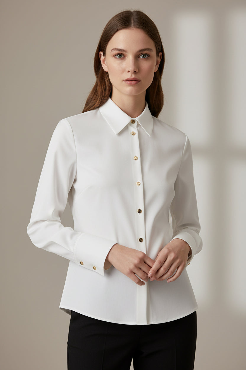 Formal Style Long Sleeve Blouse