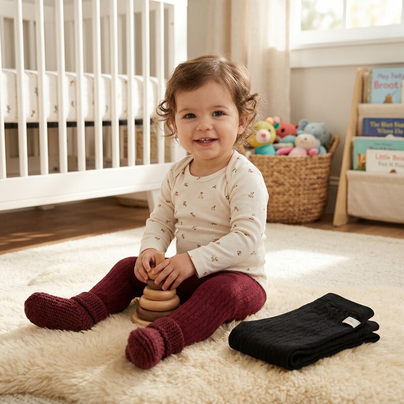 One Step Up Baby Girls 2 Pack Seamless Legging,12-24 months