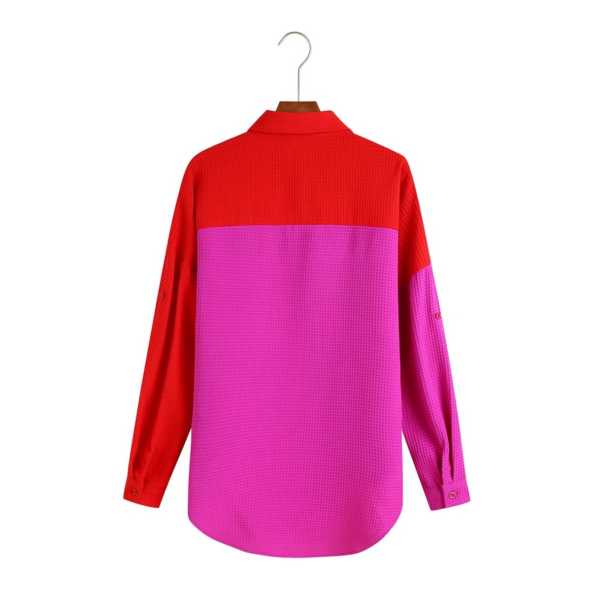 Color Block Rose Shirt