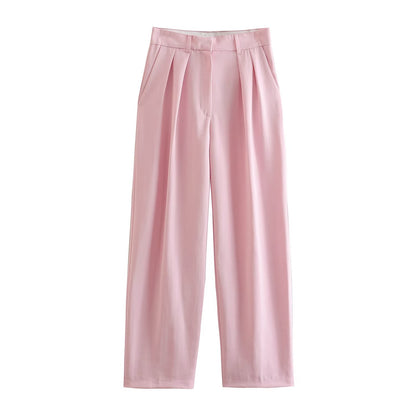 Women High Waist Loose Casual Pants