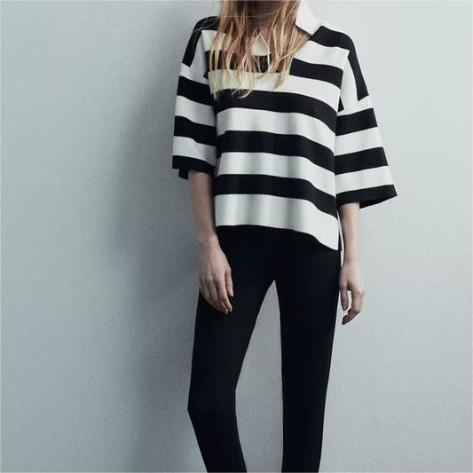 Striped Loose Sweater