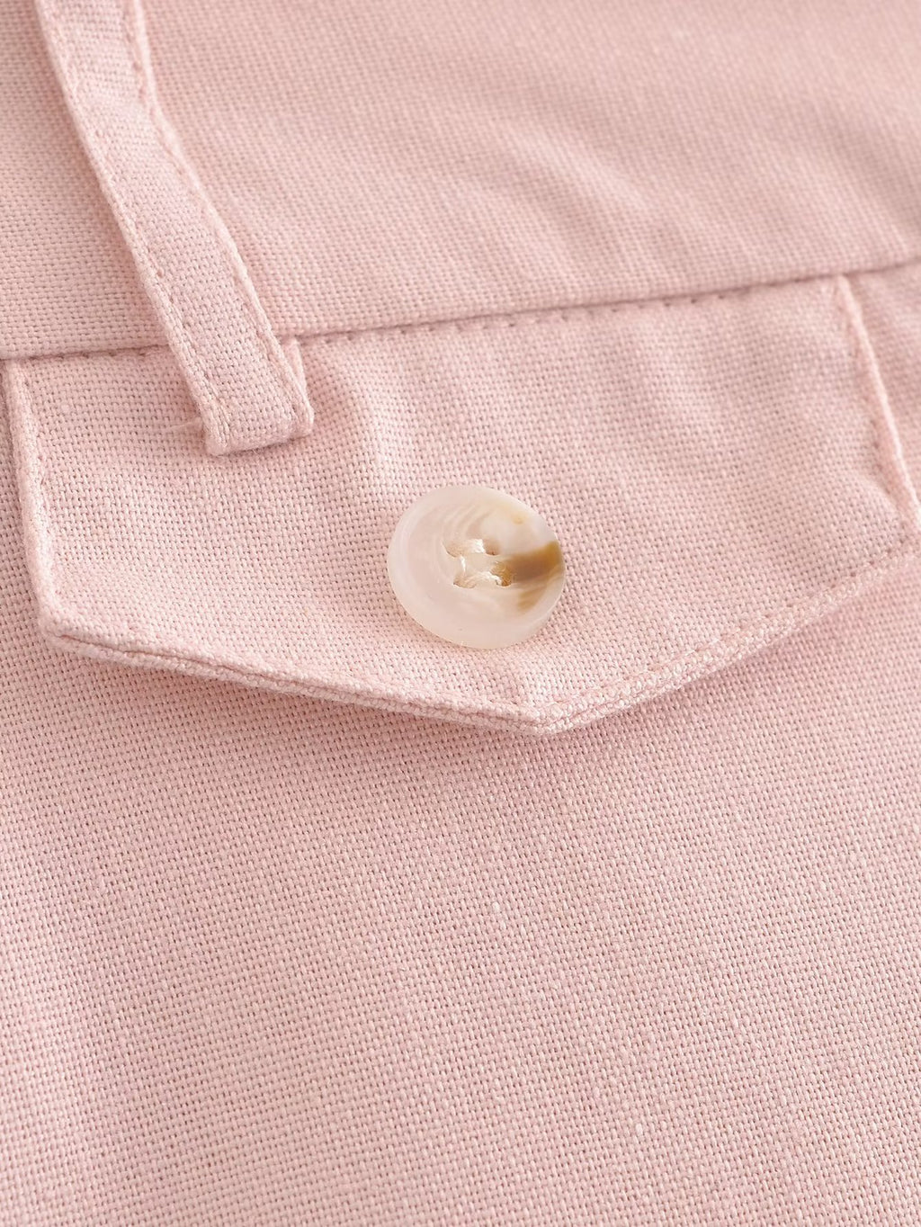 Linen Pink Dress Pants