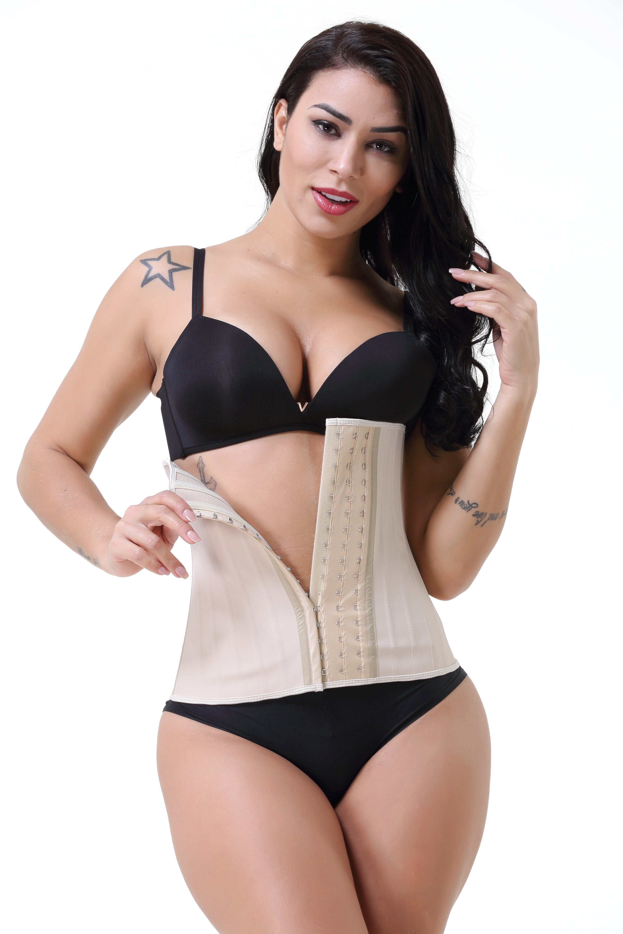 Latex Waist Shaping Contracting Belly Corset