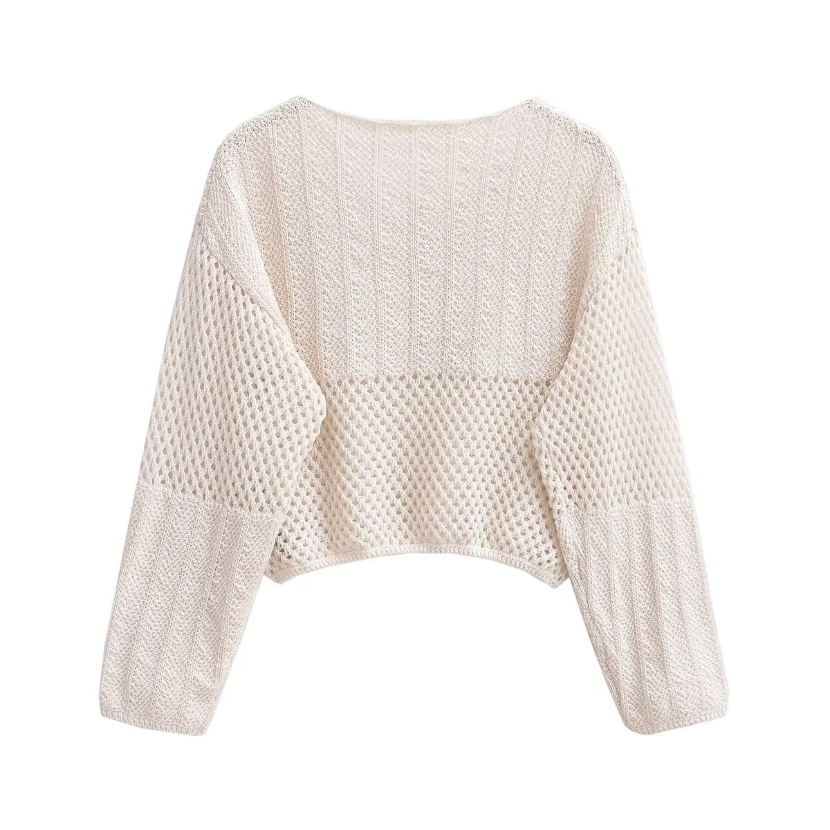 Cutout Sweater Knit Tops