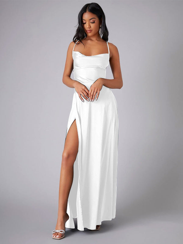 Sexy Slim Fit Backless Formal Dress