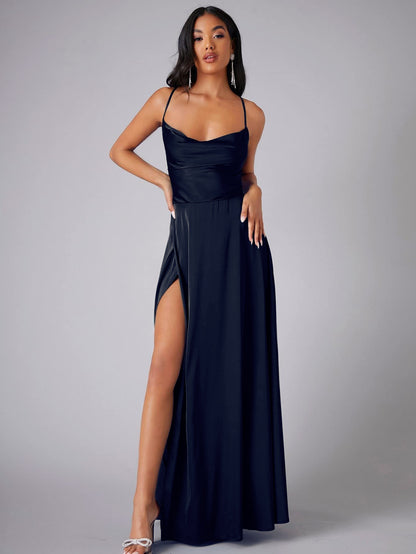 Sexy Slim Fit Backless Formal Dress