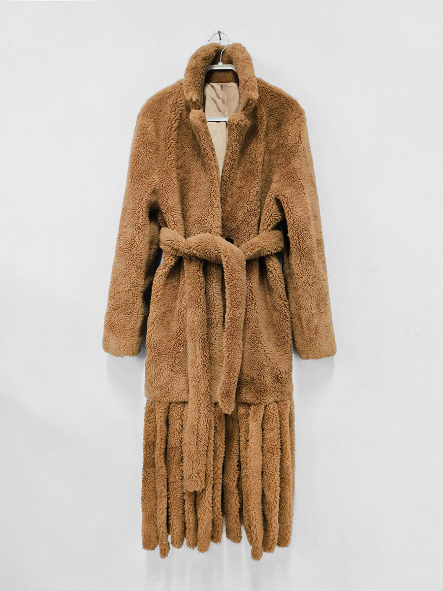 Tassel Fleece Coat