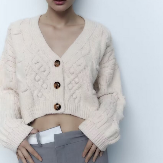 Casual Knitted Cardigan Sweater