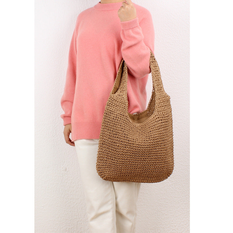 Mori Hand Straw Woven Bag