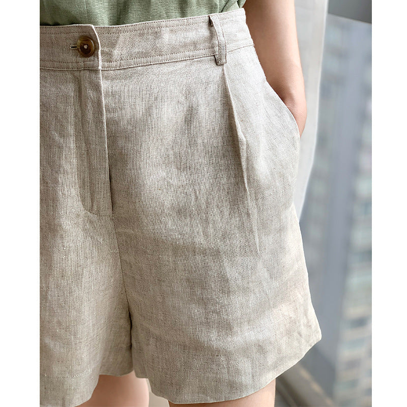 Cotton Linen Shorts