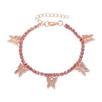 Butterfly Claw Chain Anklet Bracelet