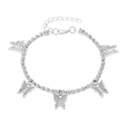 Butterfly Claw Chain Anklet Bracelet