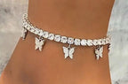 Butterfly Claw Chain Anklet Bracelet