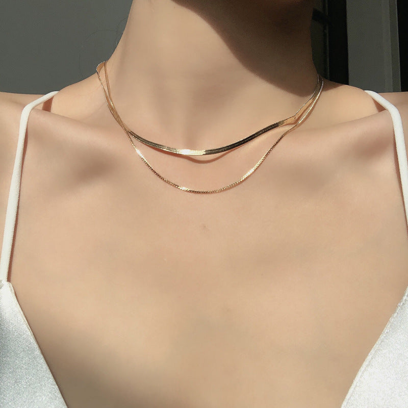 Sweet Clavicle Chain Necklace