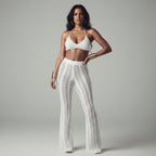 Knitted Crocheted Cover-Up Beach Pants