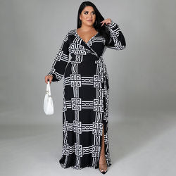 Plus Size Arrival Cinched Swing Dress