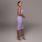 One-Shoulder Top & Mid-Waist Hip Skirt Set